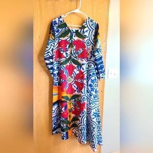 Preowned pakistani silk dress small size